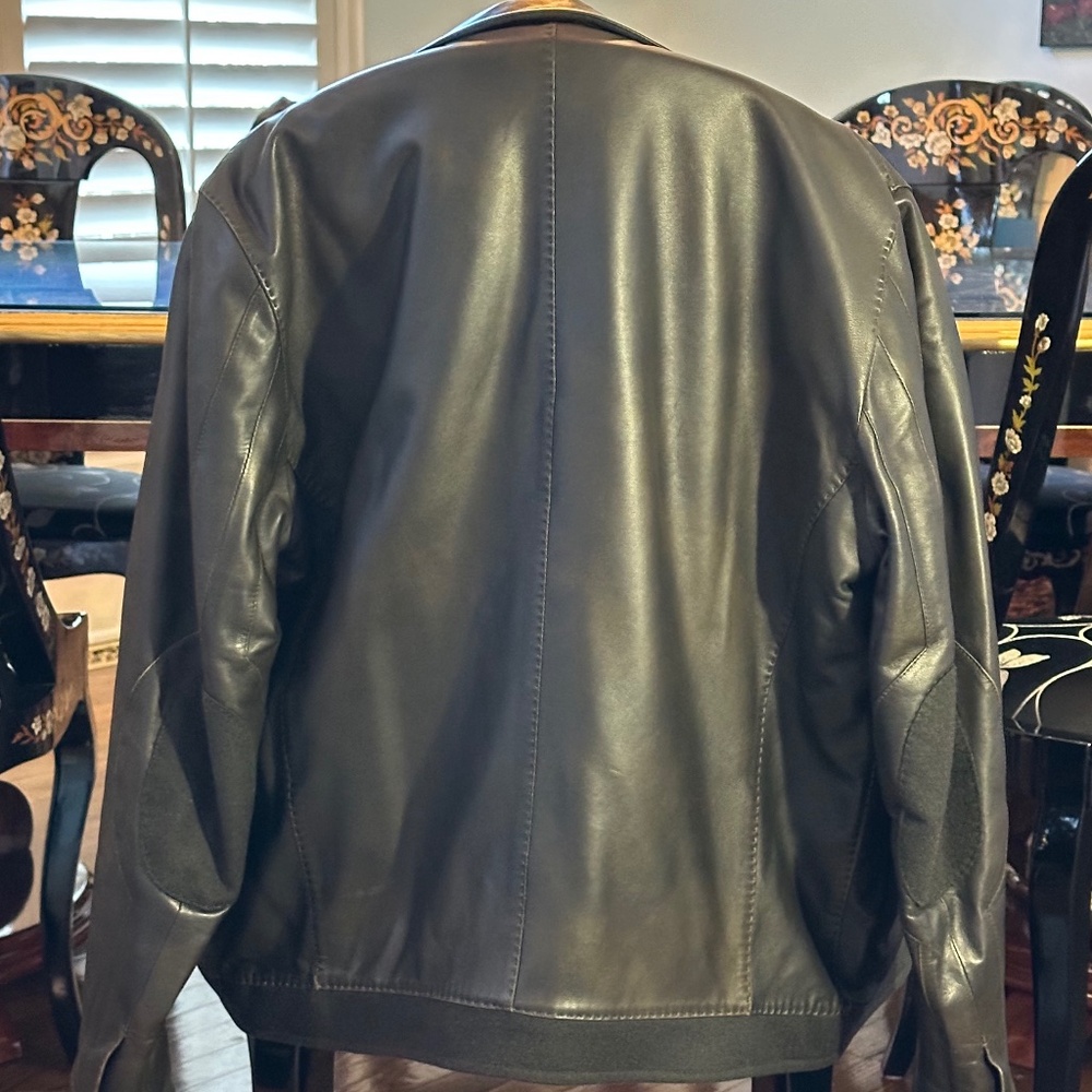 Kiton Lambskin Jacket / Custom Order Mens SZ 50 / 40R US - Picture 12 of 15